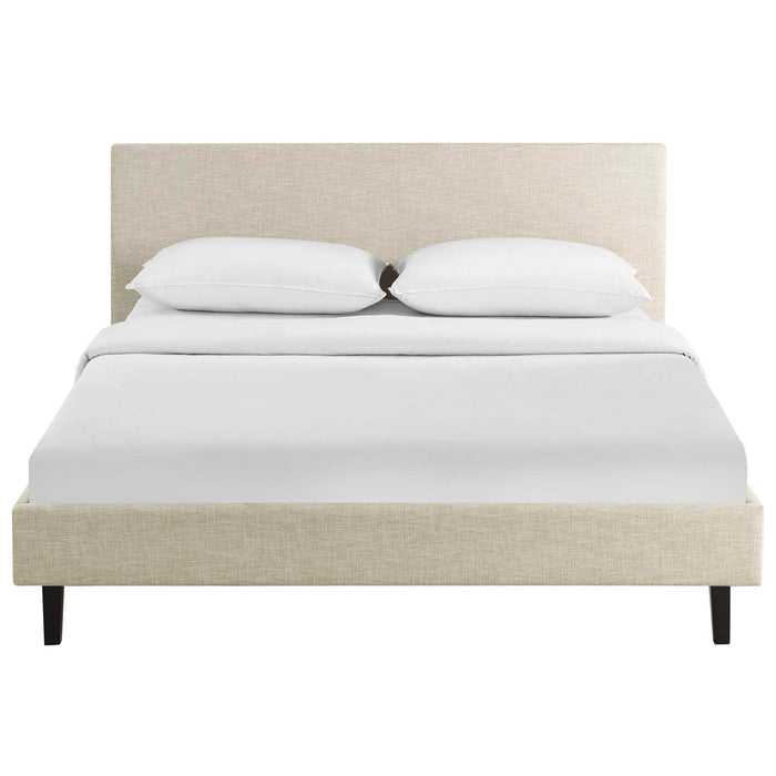 Anya Queen Fabric Bed