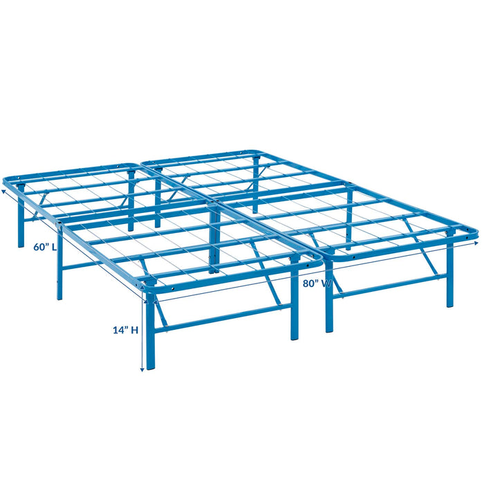 Horizon Queen Stainless Steel Bed Frame