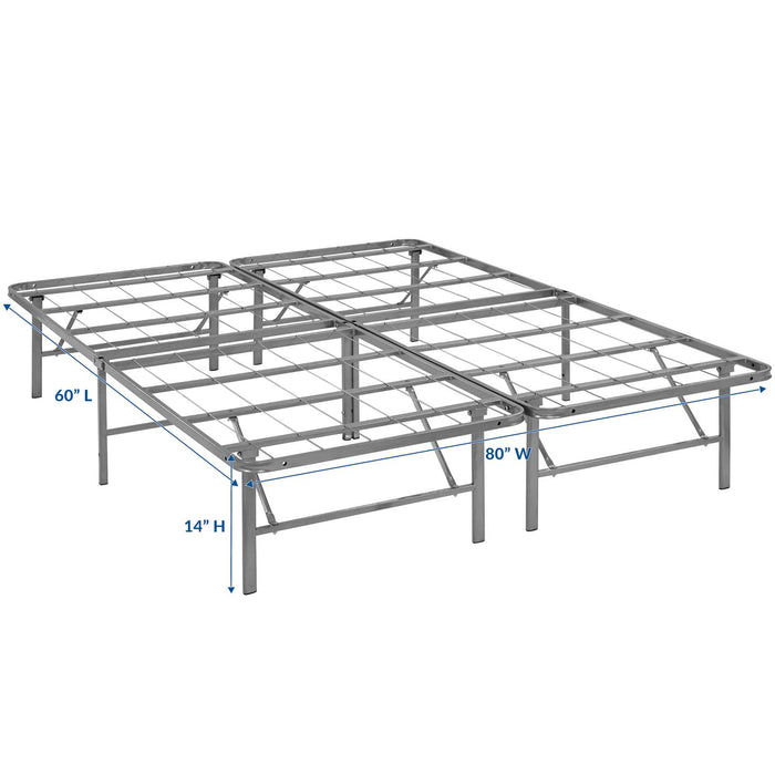 Horizon Queen Stainless Steel Bed Frame