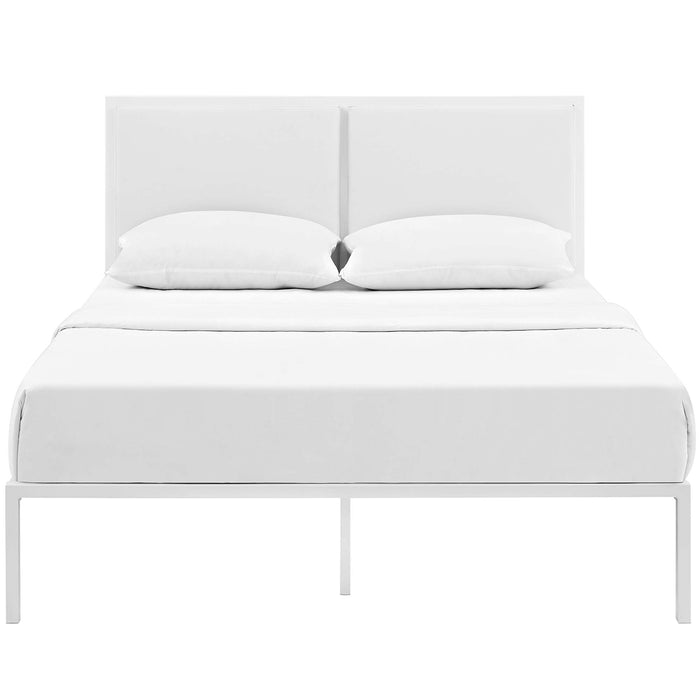 Della King Vinyl Bed