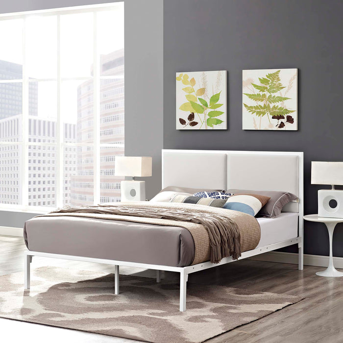 Della King Vinyl Bed