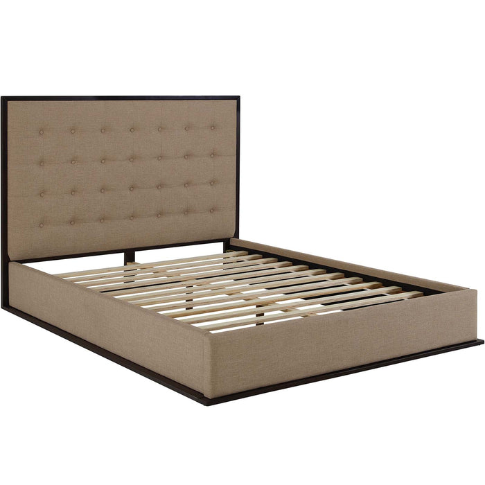 Madeline Queen Upholstered Fabric Bed Frame