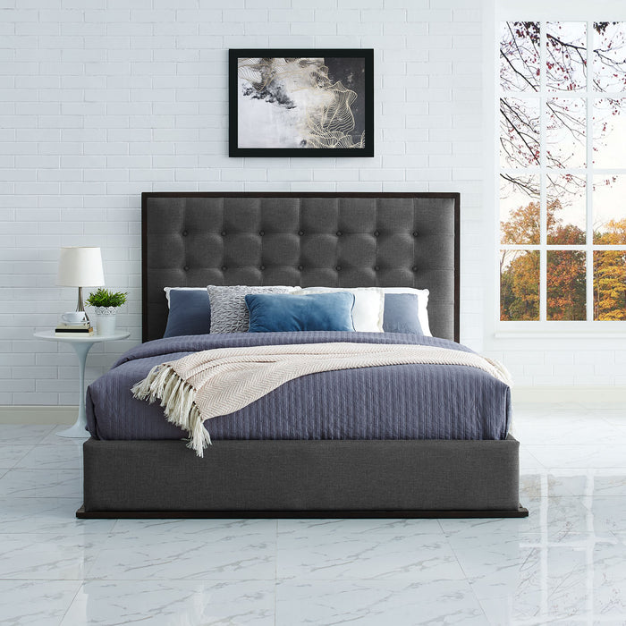 Madeline Queen Upholstered Fabric Bed Frame