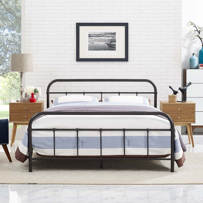 Maisie Full Stainless Steel Bed Frame