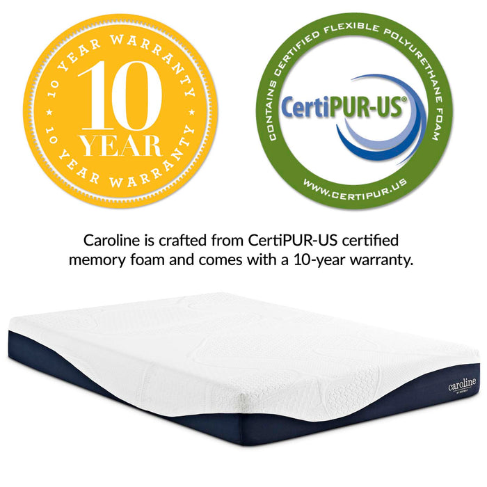 Caroline 10" Full Memory Foam Mattress