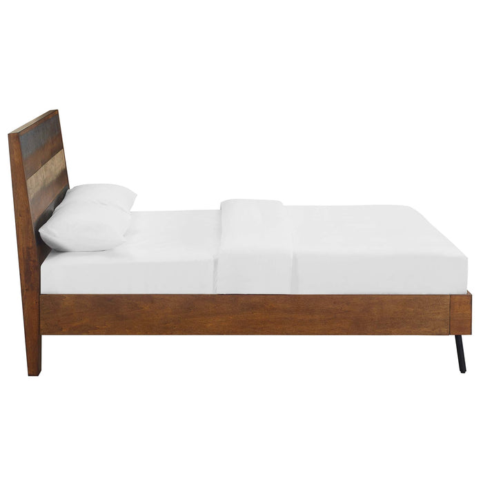 Arwen Queen Rustic Wood Bed