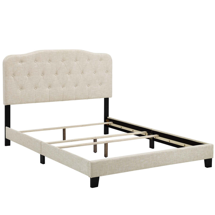 Amelia Queen Upholstered Fabric Bed