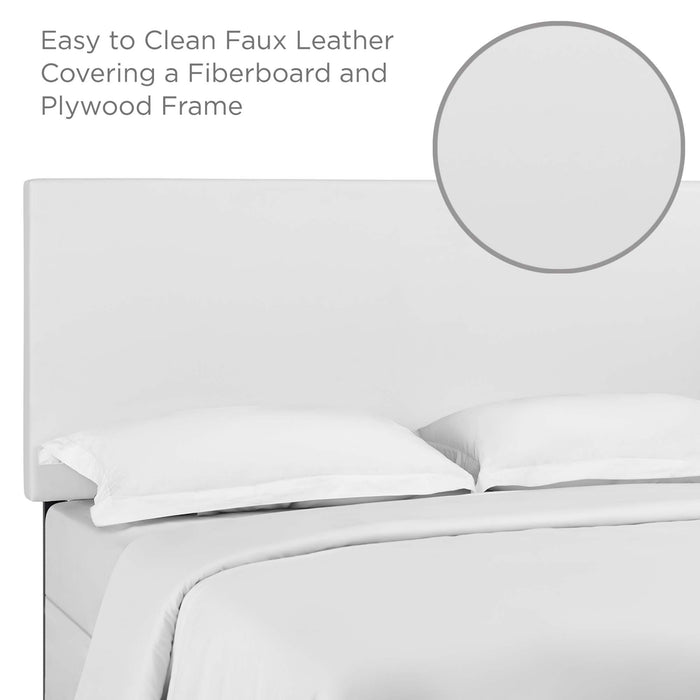 Taylor Full / Queen Upholstered Faux Leather Headboard