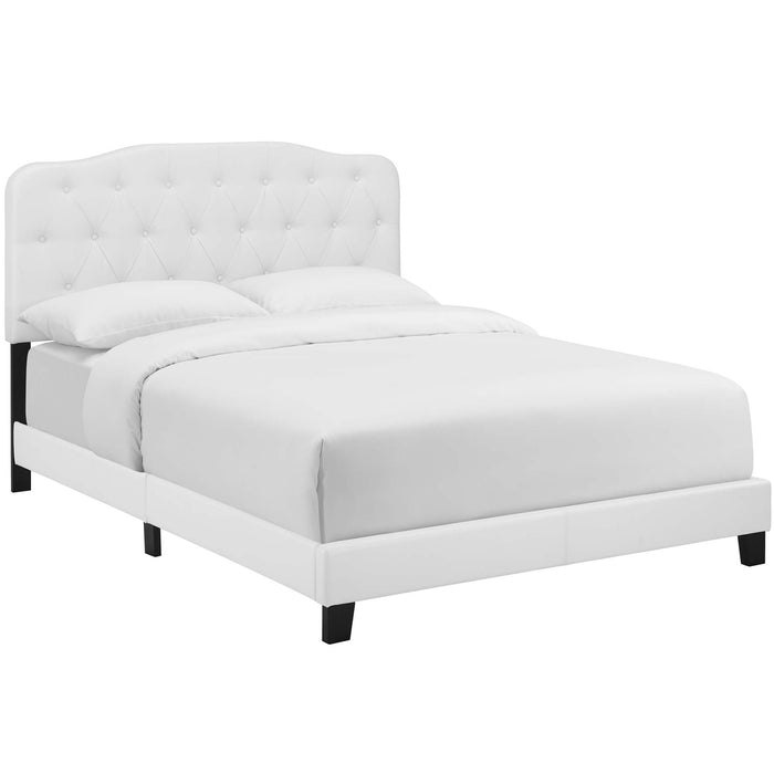 Amelia Full Faux Leather Bed