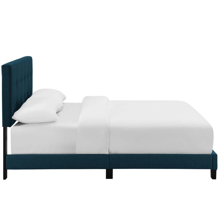 Amira Full Upholstered Fabric Bed