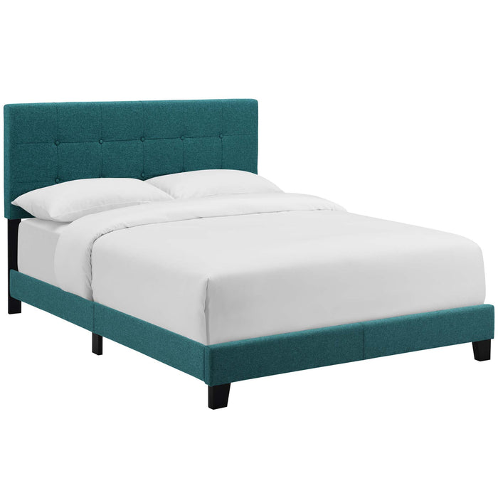 Amira Full Upholstered Fabric Bed