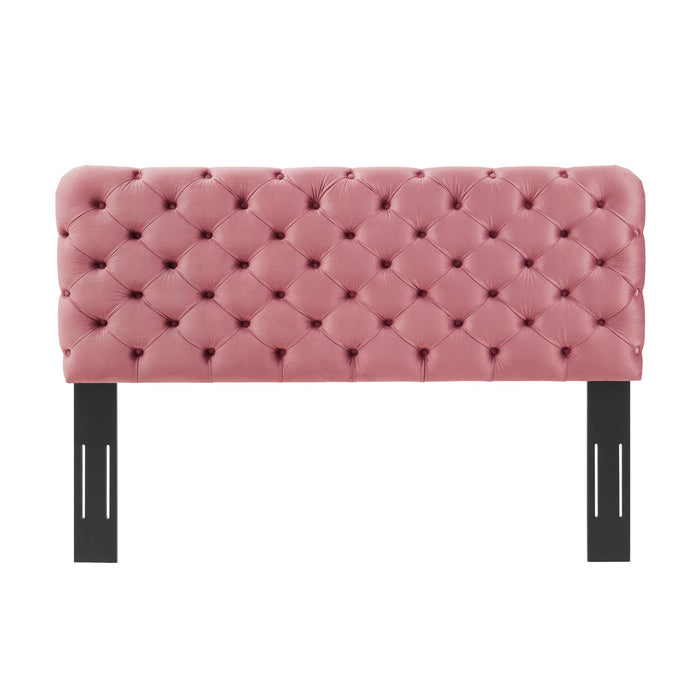 Lizzy Tufted Full/Queen Performance Velvet Headboard