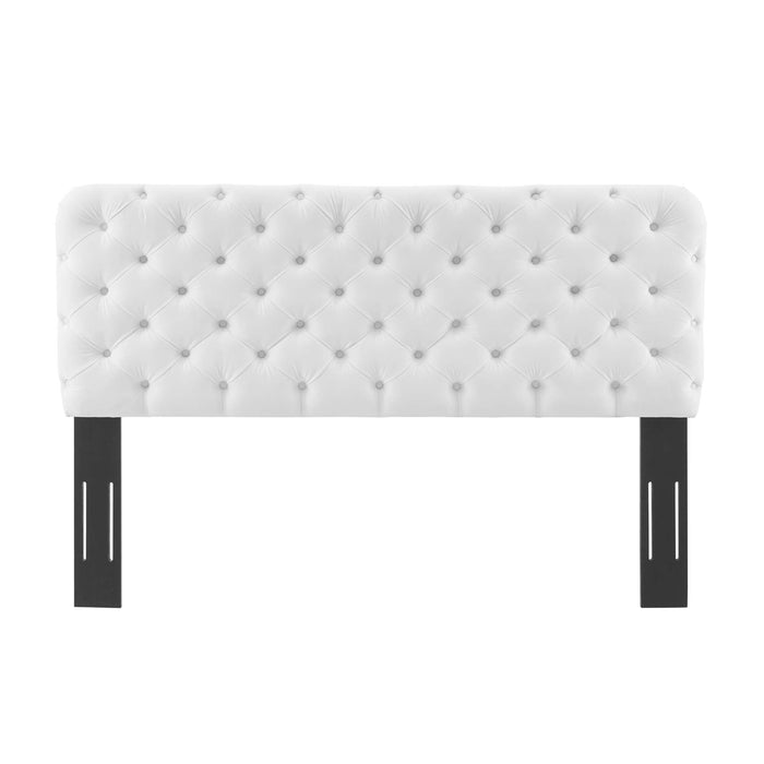 Lizzy Tufted Full/Queen Performance Velvet Headboard