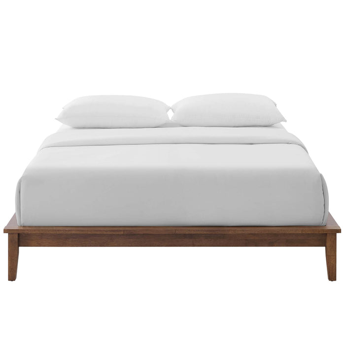 Lodge King Wood Platform Bed Frame