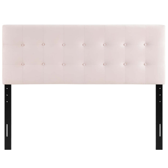 Emily Queen Biscuit Tufted Performance Velvet Headboard