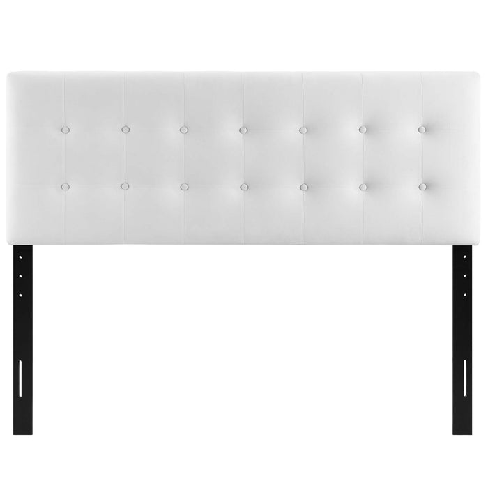 Emily Queen Biscuit Tufted Performance Velvet Headboard