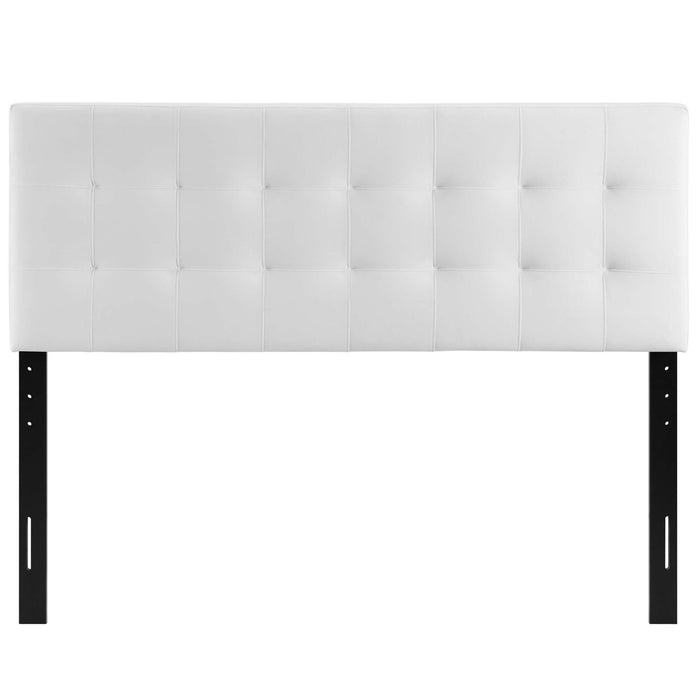 Lily Biscuit Tufted Full Performance Velvet Headboard