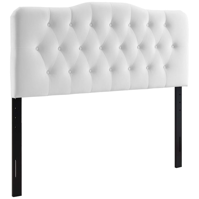 Annabel King Diamond Tufted Performance Velvet Headboard