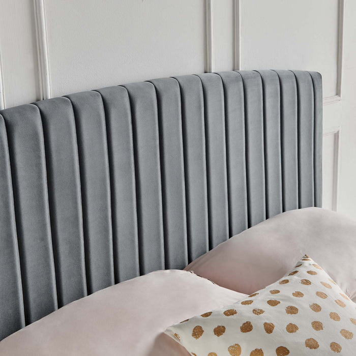 Rebecca Performance Velvet Twin Headboard