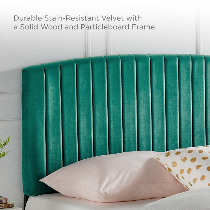 Rebecca Performance Velvet Full / Queen Headboard