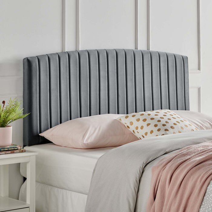 Rebecca Performance Velvet King / California King Headboard