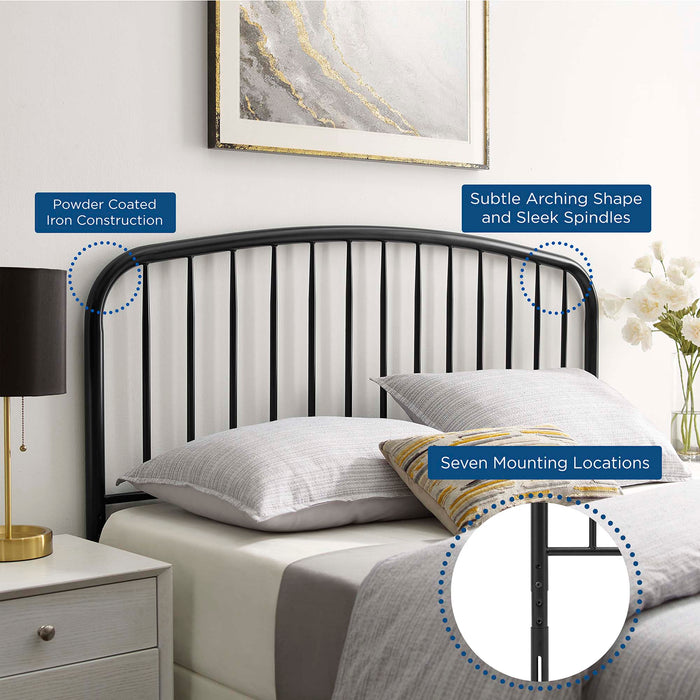 Nova Twin Metal Headboard