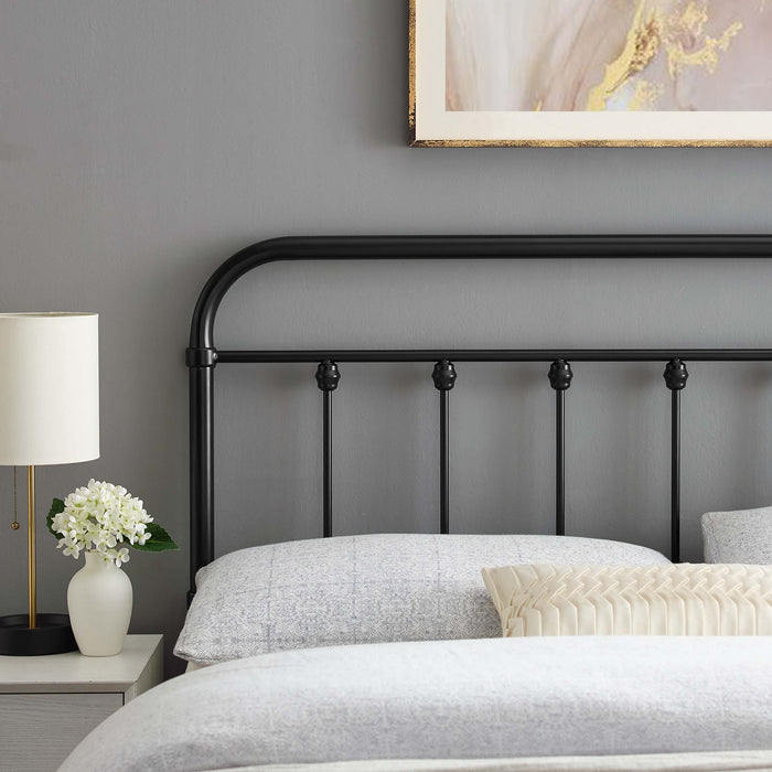 Sage King Metal Headboard