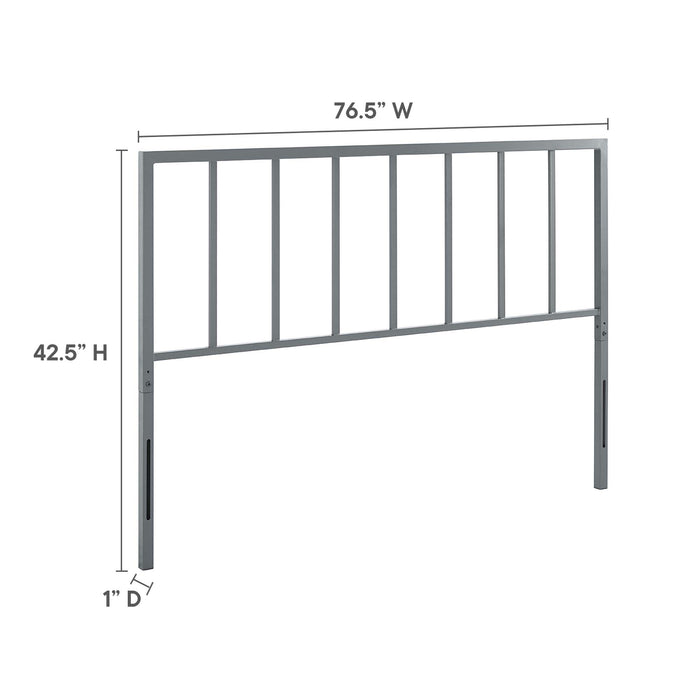 Tatum King Metal Headboard