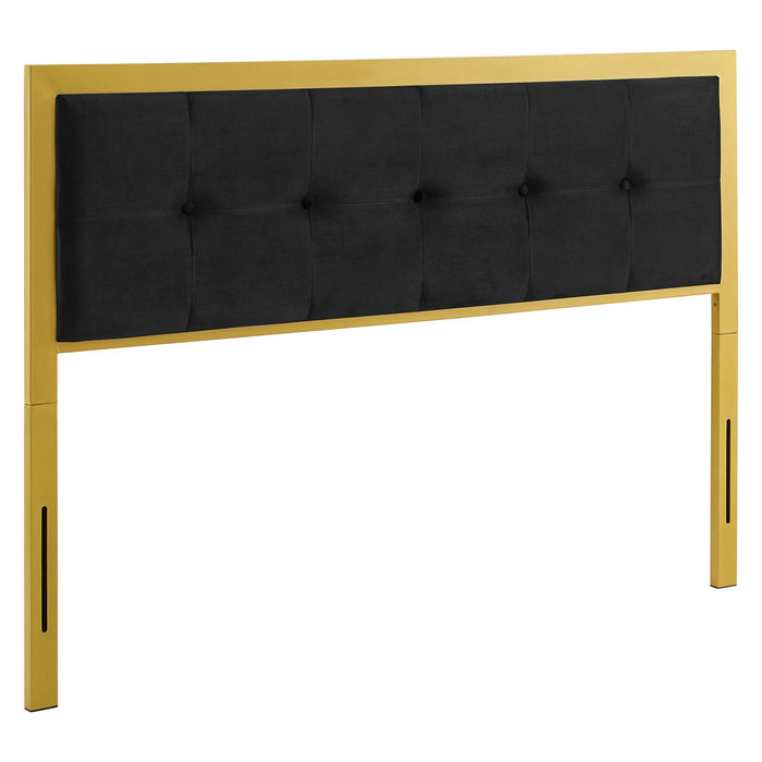 Teagan Tufted Full Performance Velvet Headboard