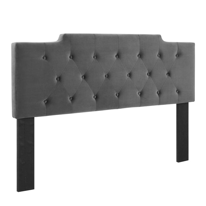 Juliet Tufted Full/Queen Performance Velvet Headboard