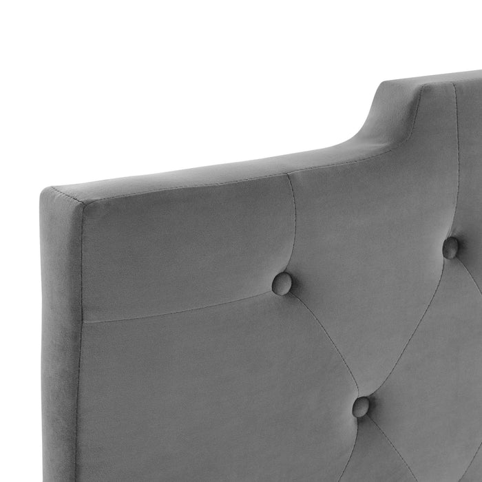 Juliet Tufted Full/Queen Performance Velvet Headboard