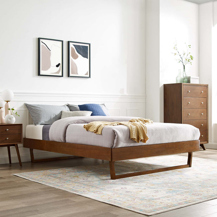 Billie Full Wood Platform Bed Frame