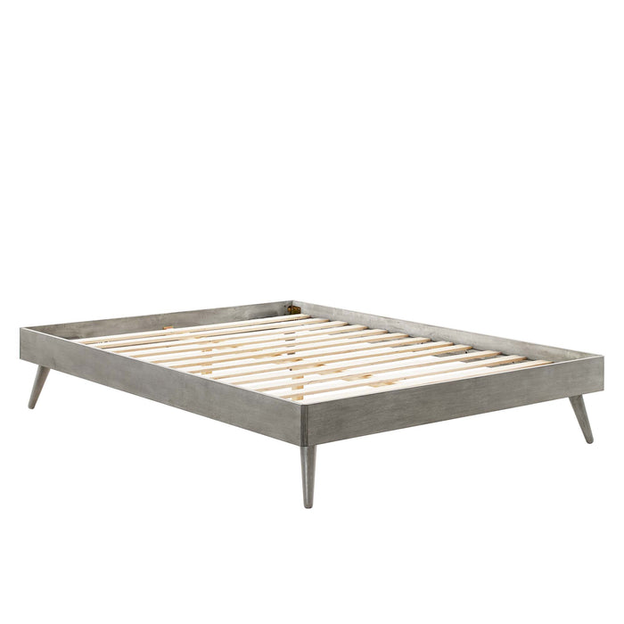 Margo King Wood Platform Bed Frame