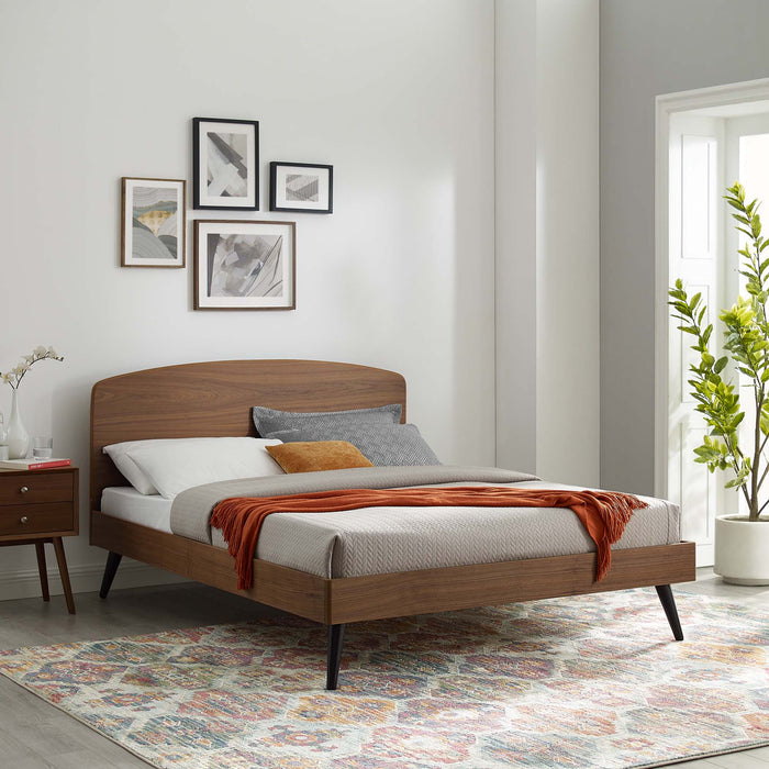 Bronwen Full Wood Platform Bed