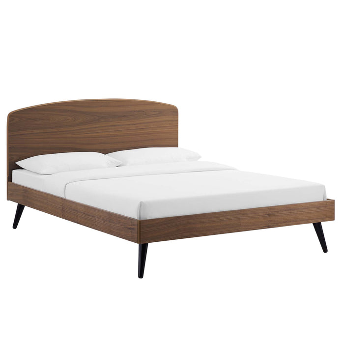 Bronwen Full Wood Platform Bed