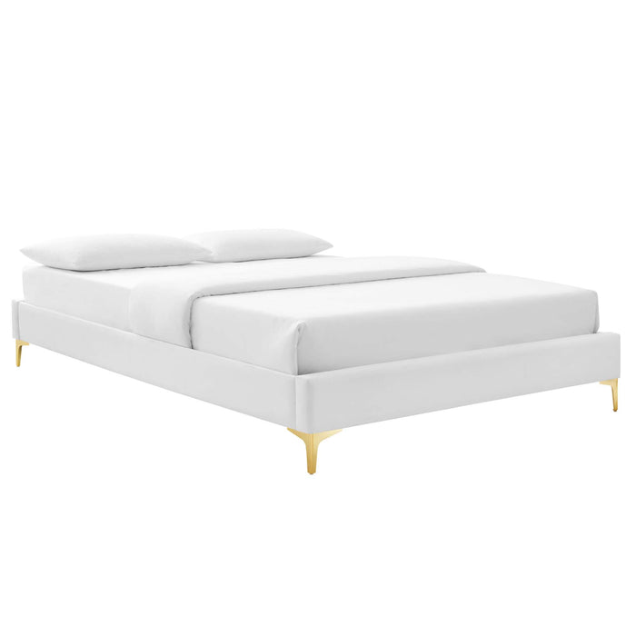 Sutton Twin Performance Velvet Bed Frame