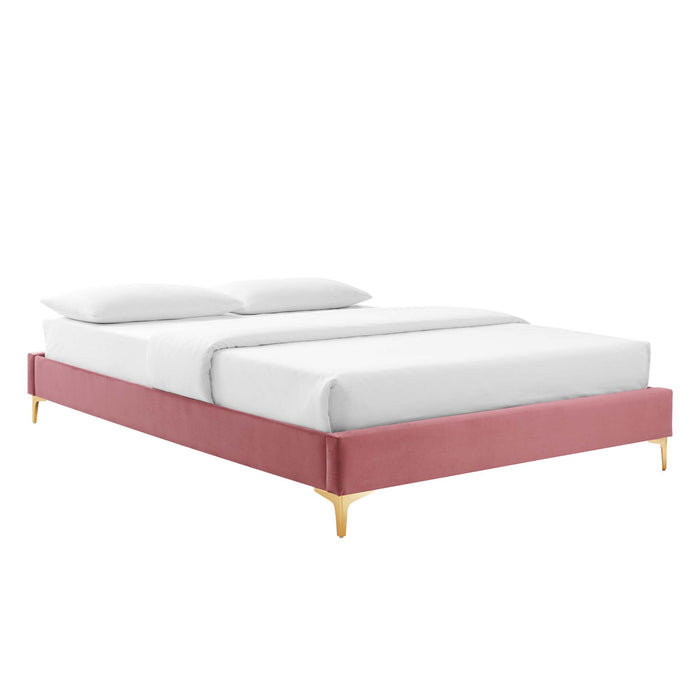 Sutton Full Performance Velvet Bed Frame