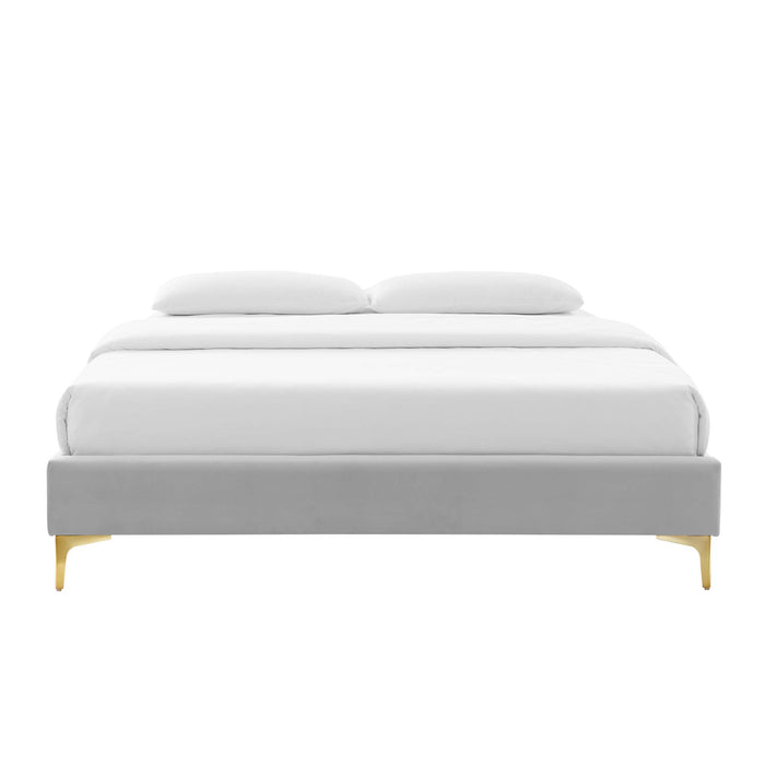 Sutton King Performance Velvet Bed Frame