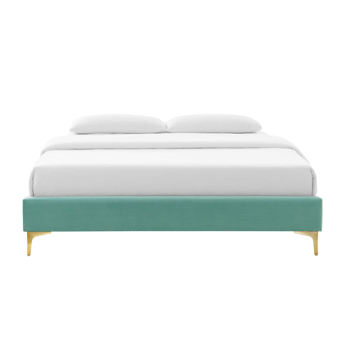 Sutton King Performance Velvet Bed Frame