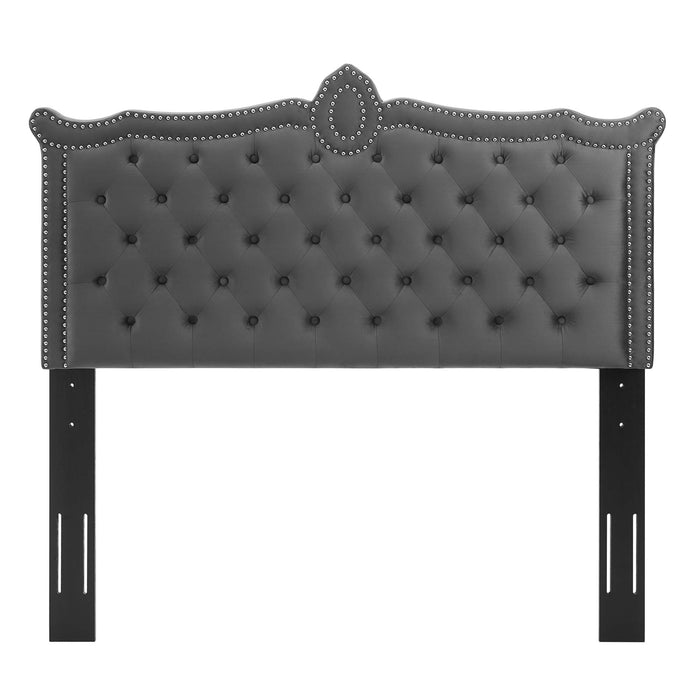 Louisa Tufted Performance Velvet Twin Headboard