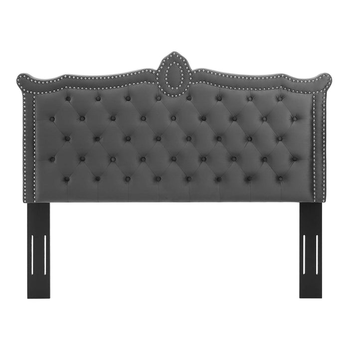 Louisa Tufted Performance Velvet Twin Headboard