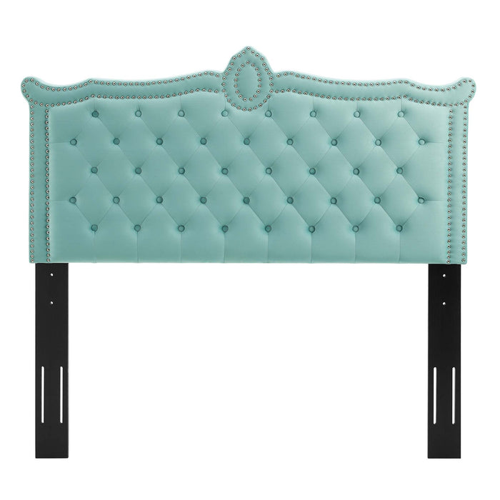 Louisa Tufted Performance Velvet Twin Headboard