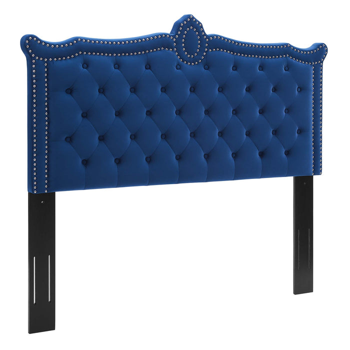 Louisa Tufted Performance Velvet Twin Headboard