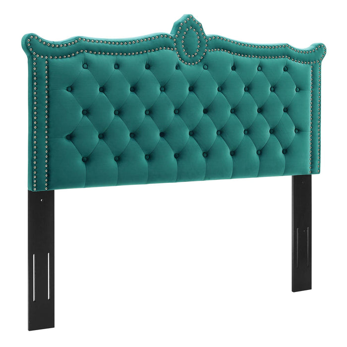 Louisa Tufted Performance Velvet Twin Headboard