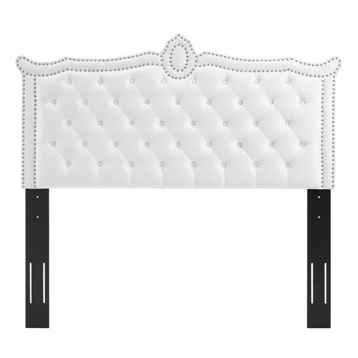 Louisa Tufted Performance Velvet Twin Headboard