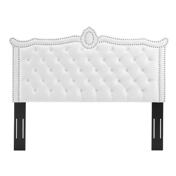 Louisa Tufted Performance Velvet Twin Headboard