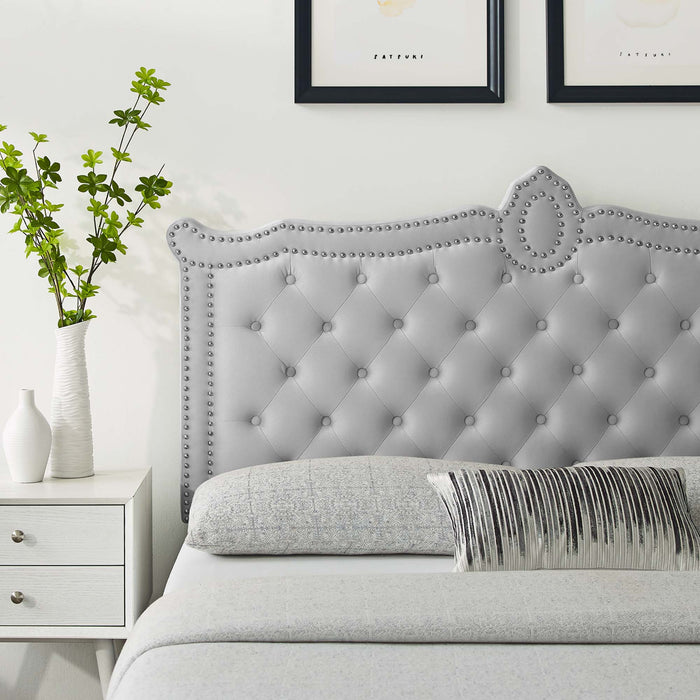 Louisa Tufted Performance Velvet Full/Queen Headboard