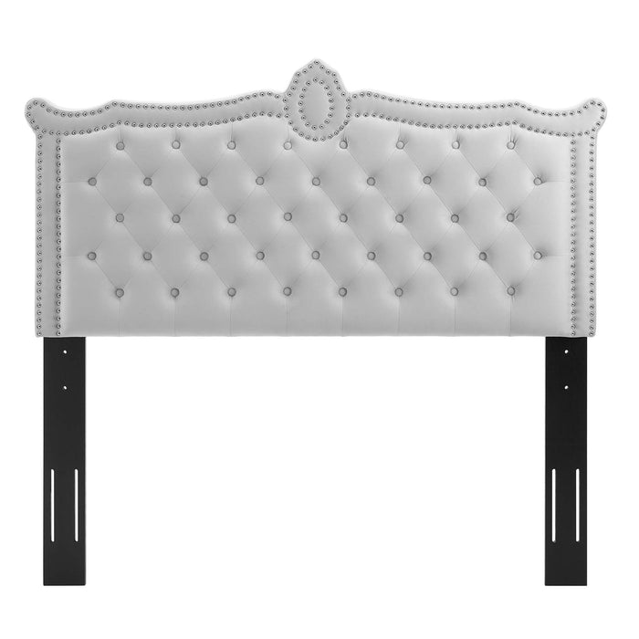 Louisa Tufted Performance Velvet Full/Queen Headboard