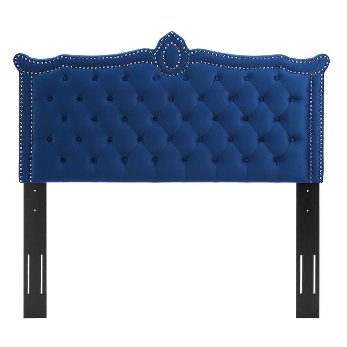 Louisa Tufted Performance Velvet Full/Queen Headboard