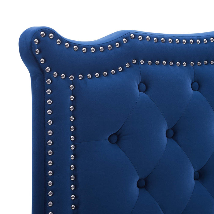 Louisa Tufted Performance Velvet Full/Queen Headboard